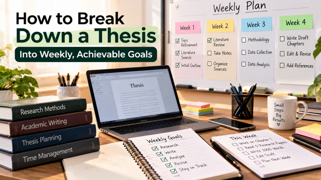 how to break down a thesis