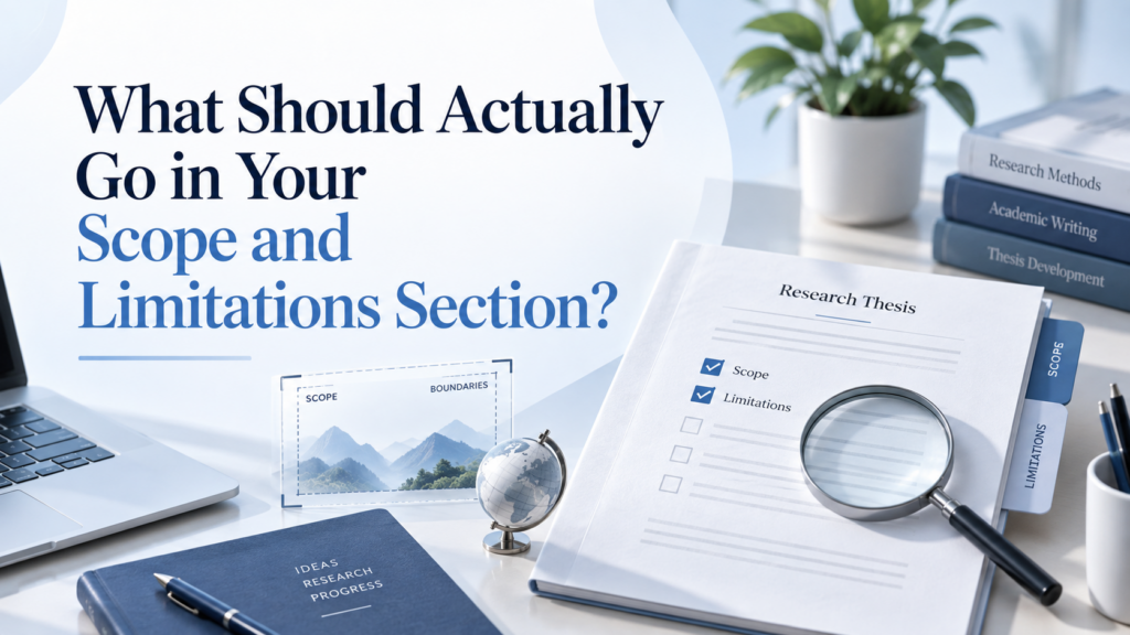 Scope and Limitations